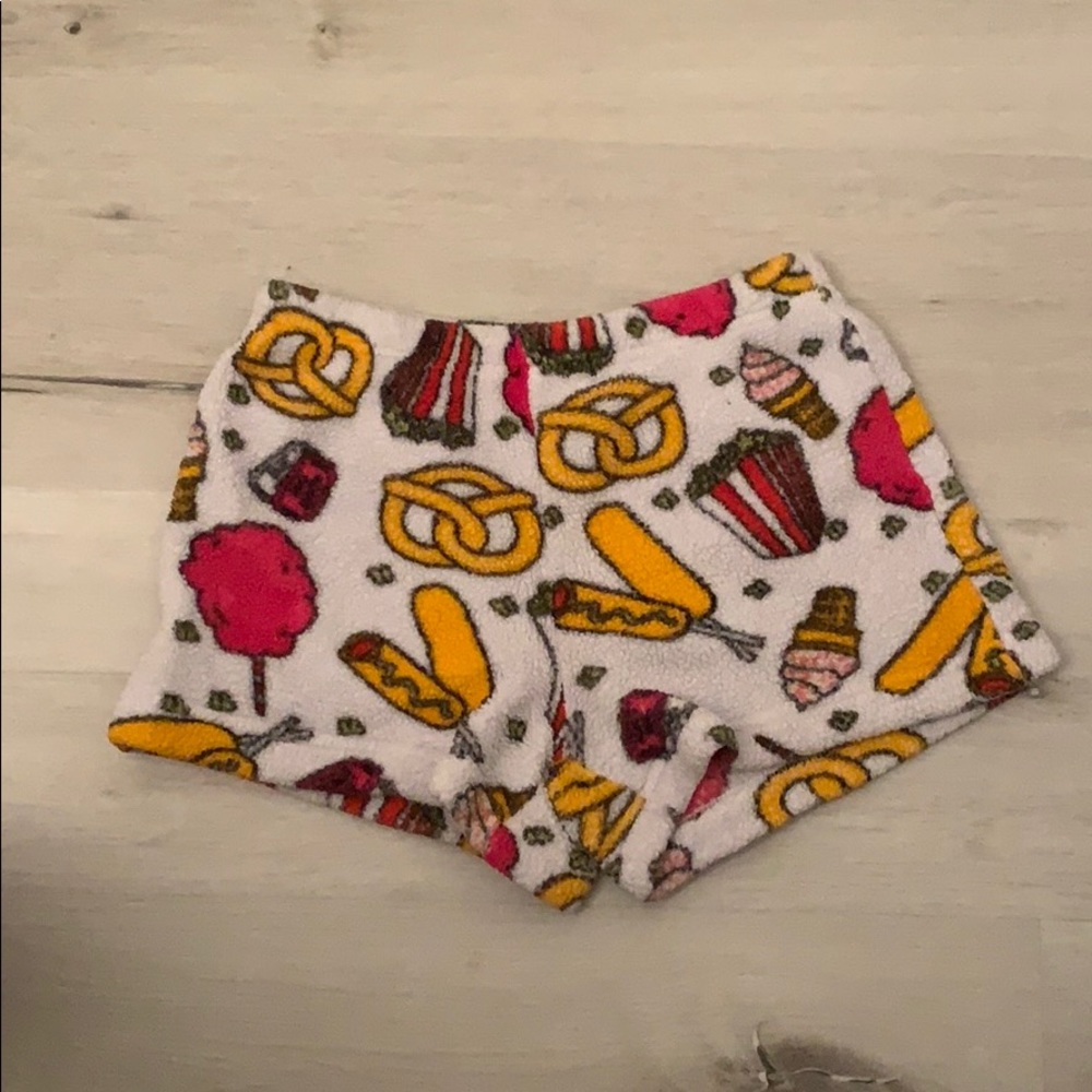 so nikki cozy and fuzzy pajama shorts